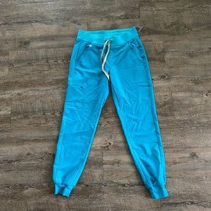 FIGS Teal Zamora Jogger Scrub Pants